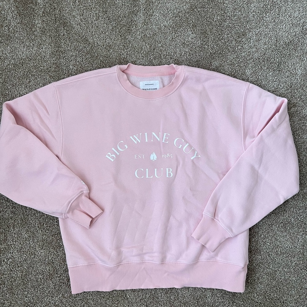 Spade and Sparrows Big Wine Guy Sweatshirt